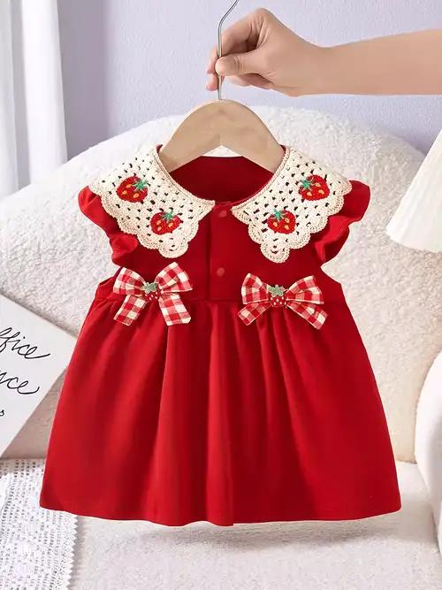 red dress 9 12 months Black & Red Baby Dress Size (9-12 months)