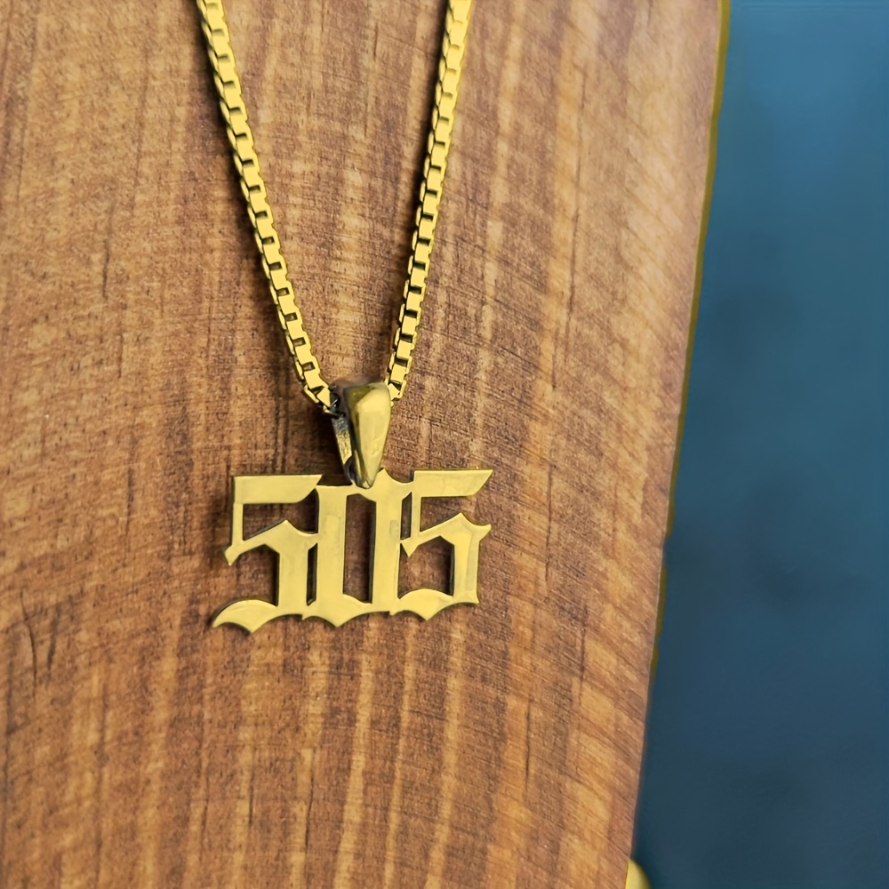 individuelle box-kette glückszahl halskette, edelstahl personalisierte vintage zahlenkette, abnehmbarer zahlenanhänger, geschenk für freunde, freundschaftskette, beliebter schmuck für männer frauen