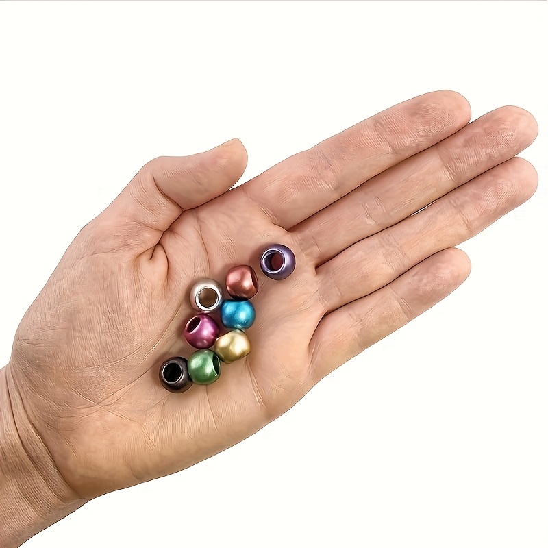 30pcs 12mm Sandblasted Acrylic Beads for DIY Jewellery Making