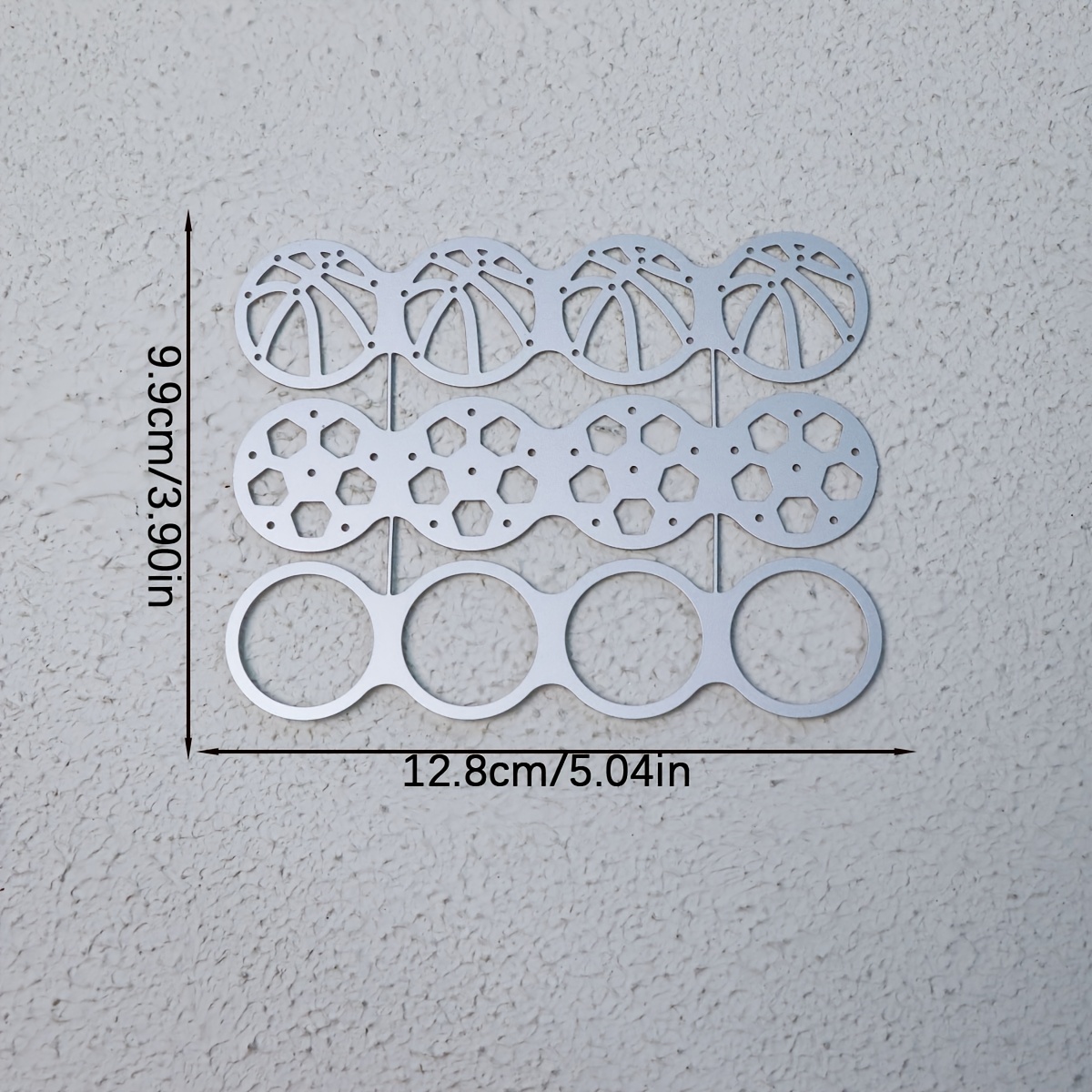 TEMU Football And Basketball Metal Cutting Dies, For Scrapbook, Photo Album, And Paper Card Templates
