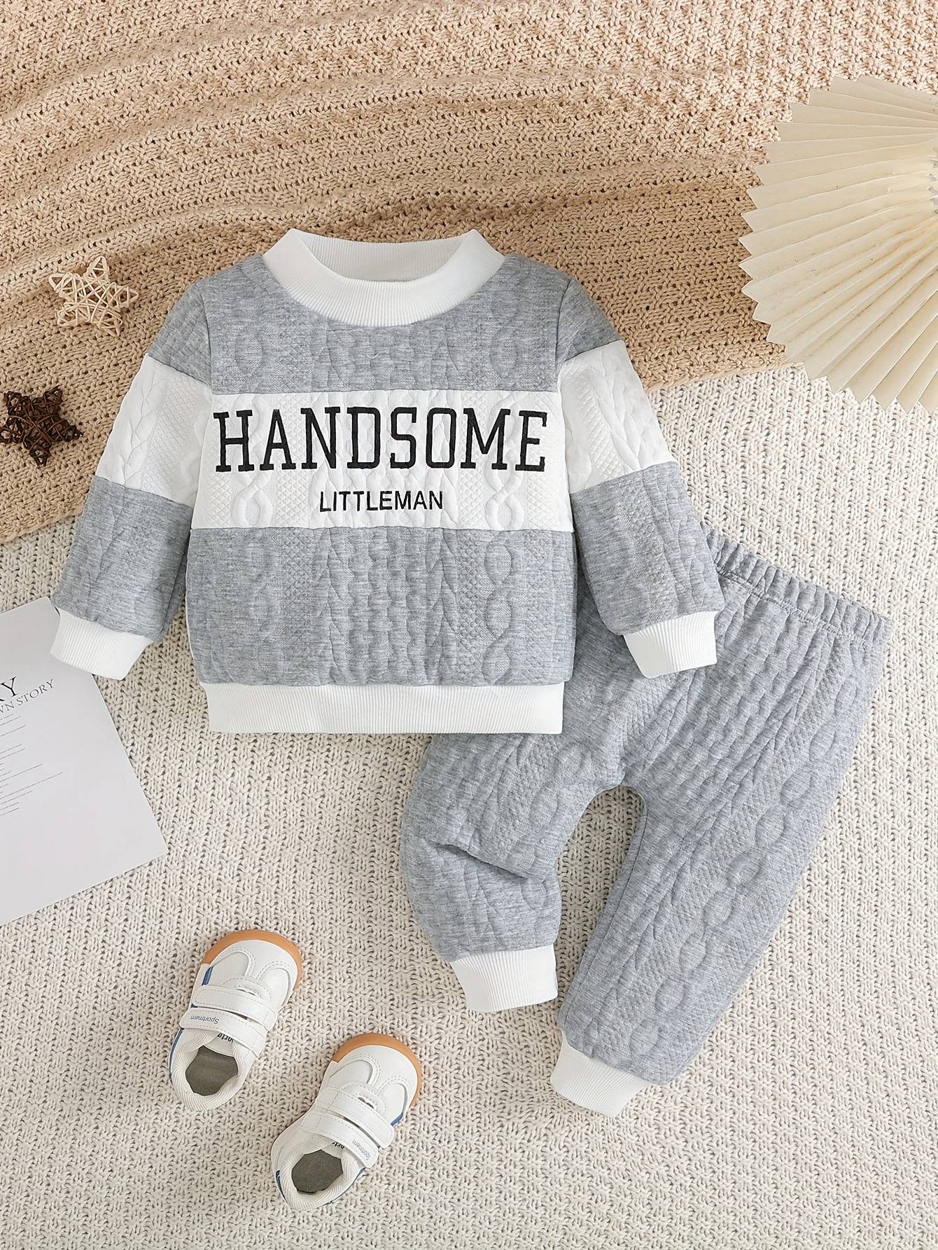 Conjunto de 2 peças para bebé unissexo de inverno 2