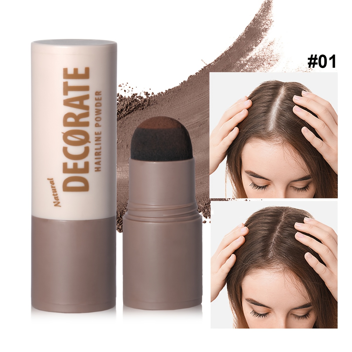 Hair Color-replenishing Fiber 1.2g, Are , Brown, Dark Brown, Black, For Covering Gray Hair, Mother's Day Gift, Portable Filling Pen, And Carry