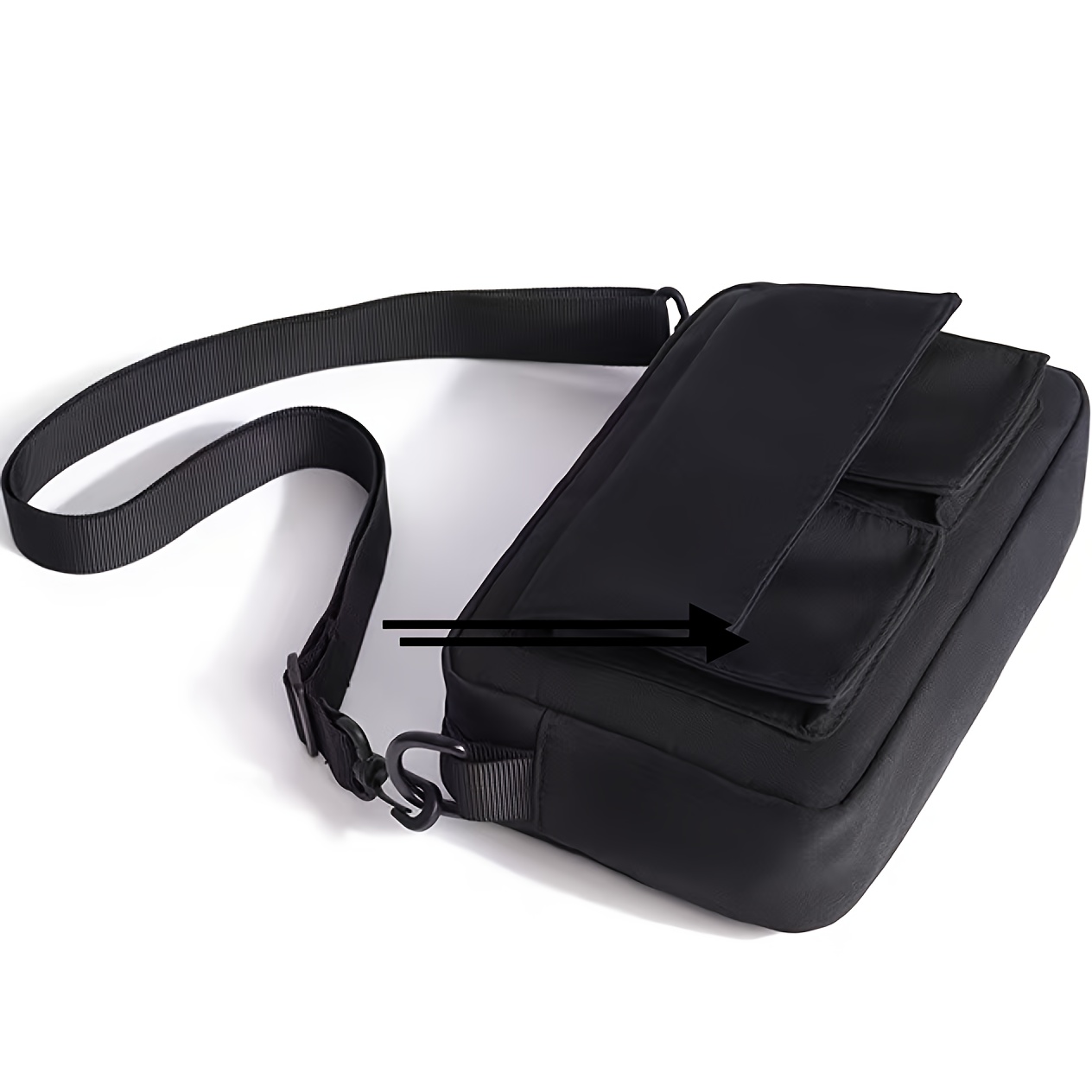 TEMU Men'-shoulder Bag, New Style, Fashionable And Lightweight Nylon Bag, Simple Travel And Leisure Crossbody Bag