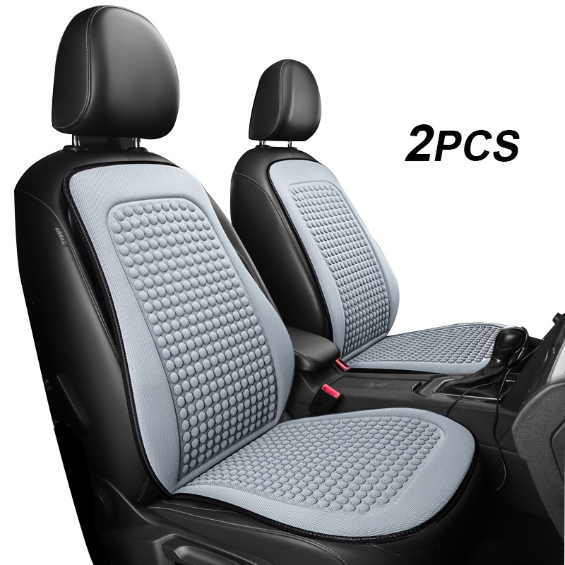 TEMU 2 Seat Ice Silk Car Seat Cover, Breathable Allinclusive Automotive Front Seat Cushion, Universal Size Car Accessories