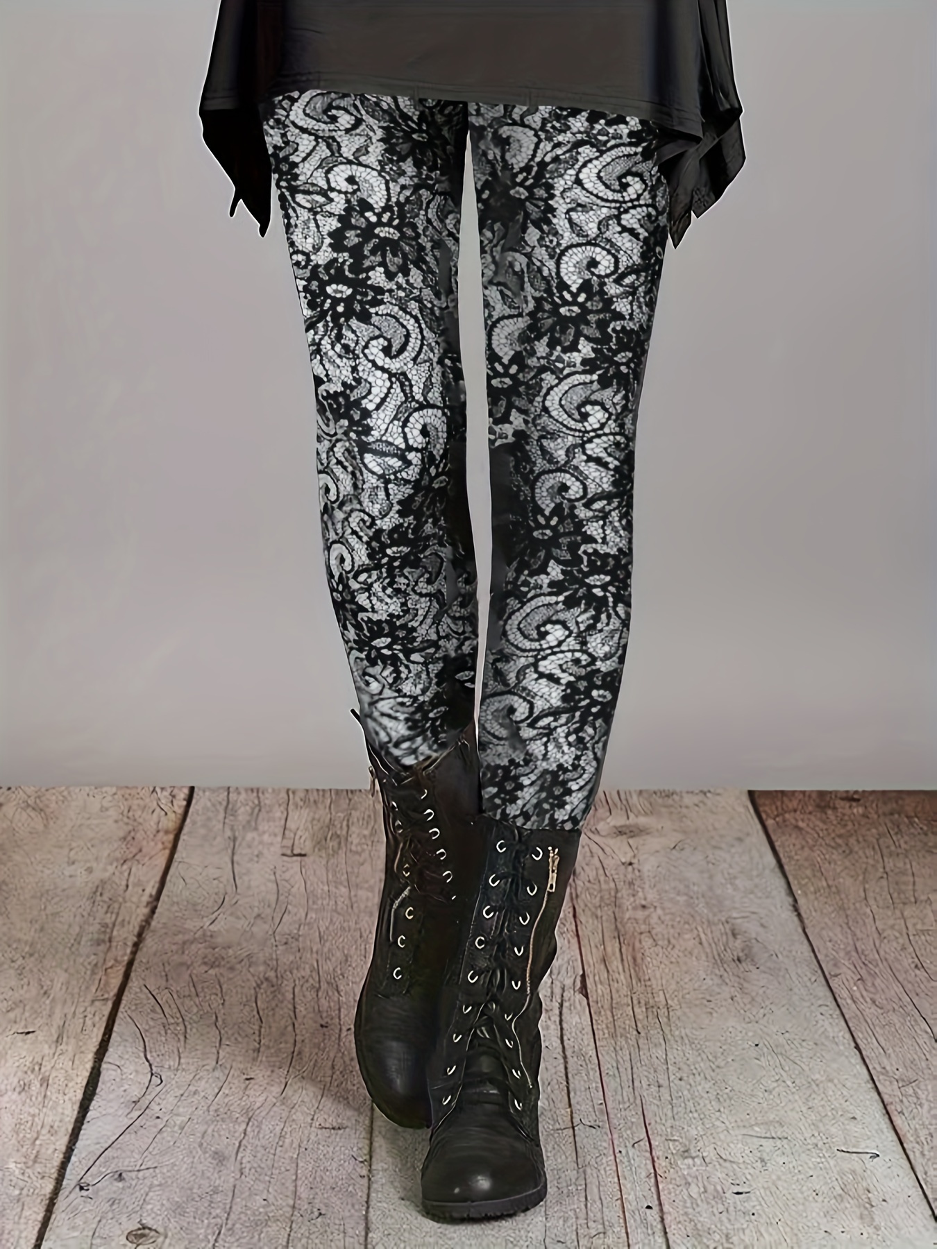 floral leggings sold on Temu United States