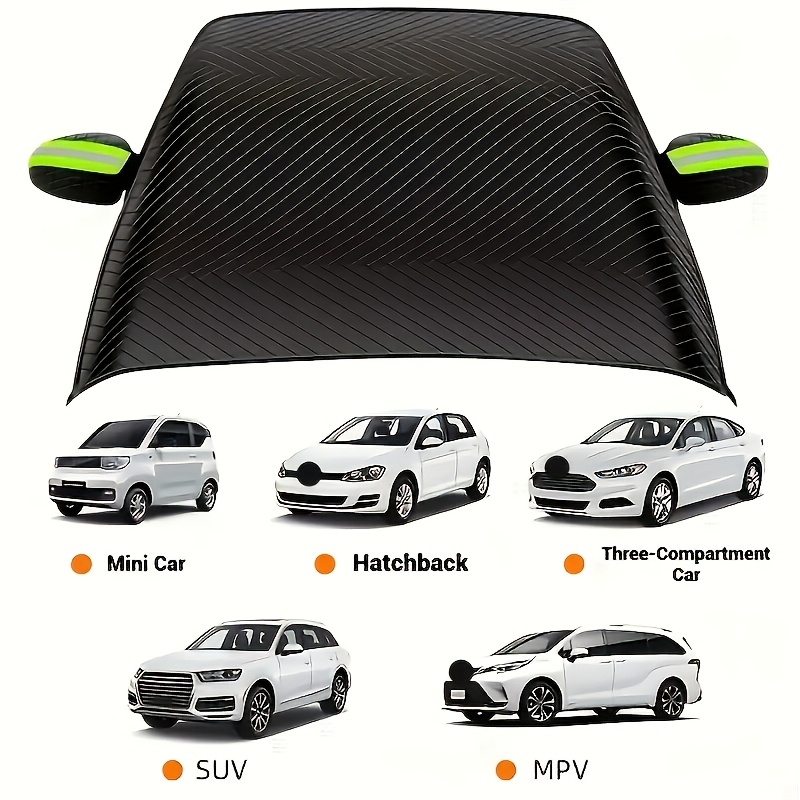 TEMU Pare-brise multifonctionnel pour voiture, pare-soleil d'été et couverture de protection contre , le gel et en hiver