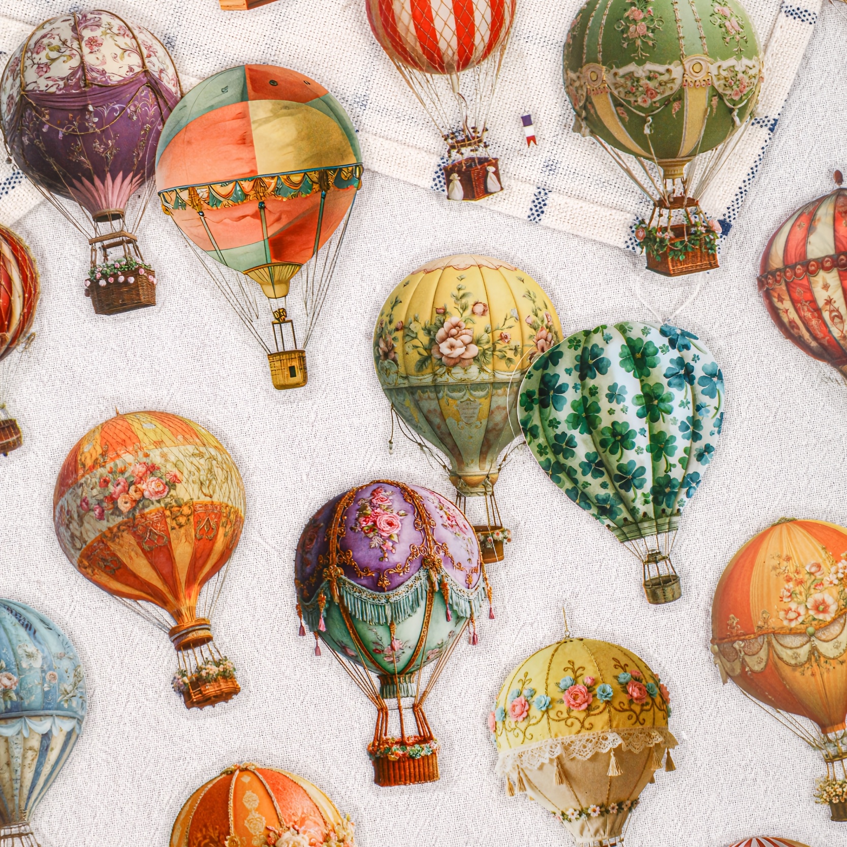 3 Bags of Balloon Pattern Stickers, 60 Sheets Total