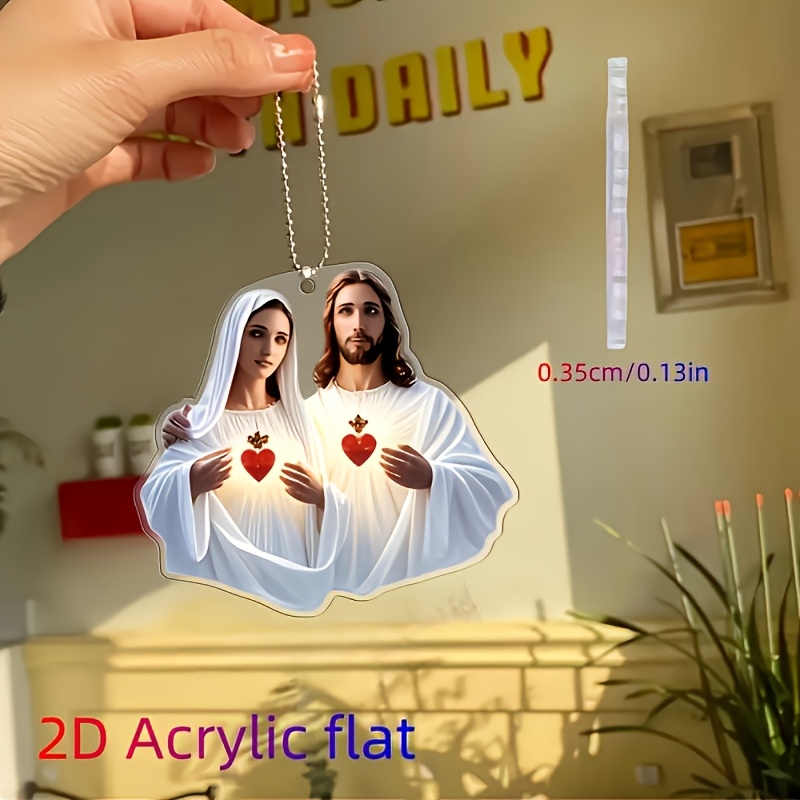 2D Flat, 2D Flat White Jesus and Maria