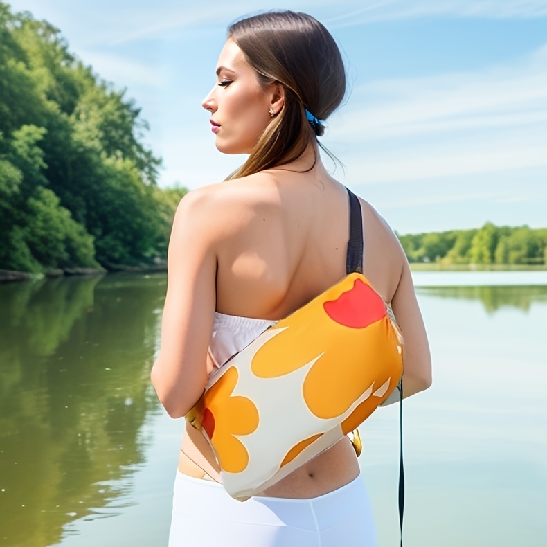 outdoor lazy inflatable sofa for nap beach chair portable air mattress for picnic camping inflatable mattress air bed for music festival sports & outdoors details 1