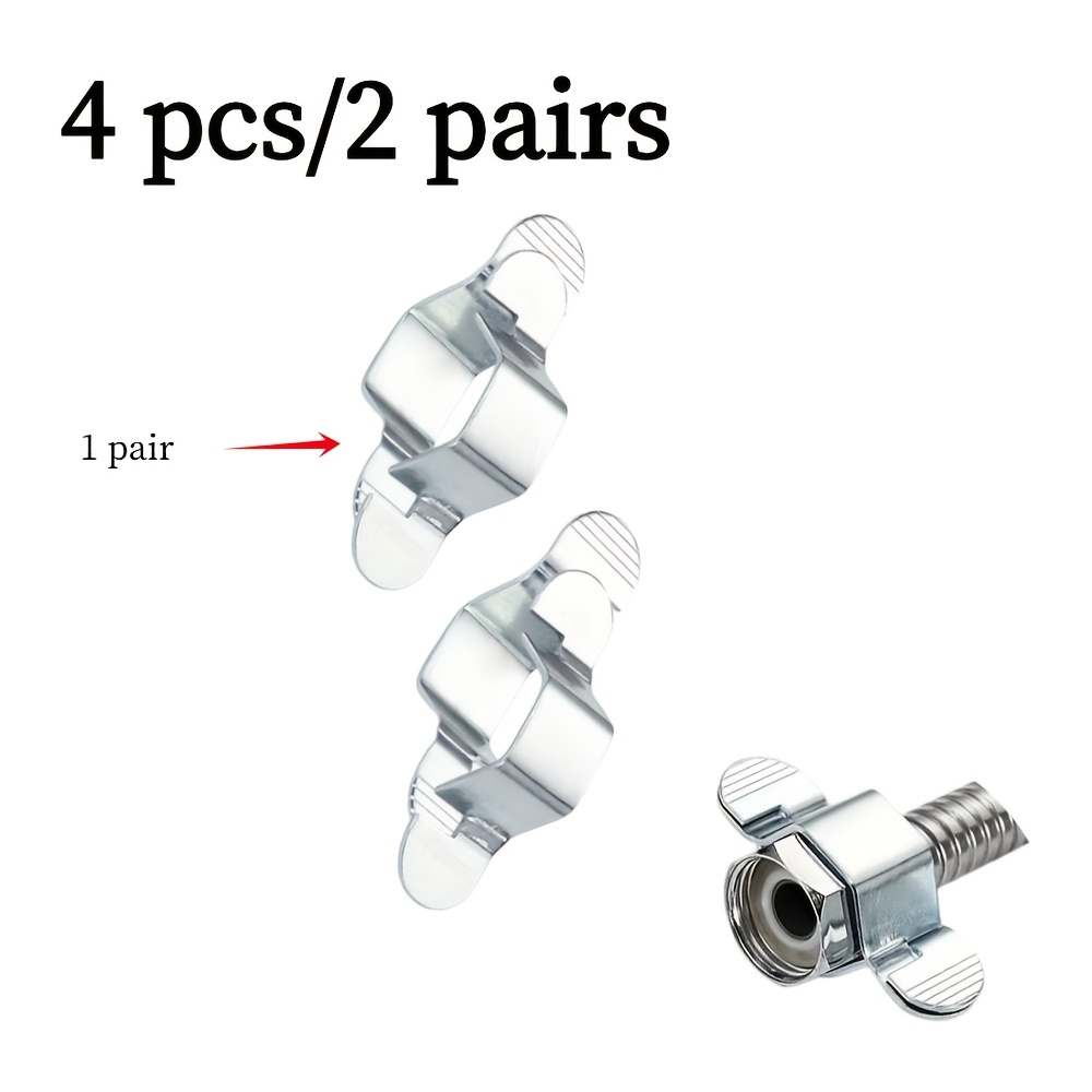 Image of 4pcs Split-design Plumbing Wrench Set - Easily Remove & Install Water Heater Hoses, Corrugated Pipes & Compression Fittings | Tool For Tight Quarter Repairs, Perfect For Homeowners &