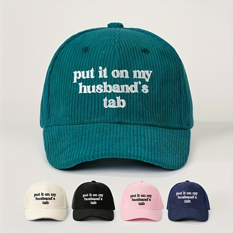 Embroidered Baseball Cap with Fun Quote, Adjustable