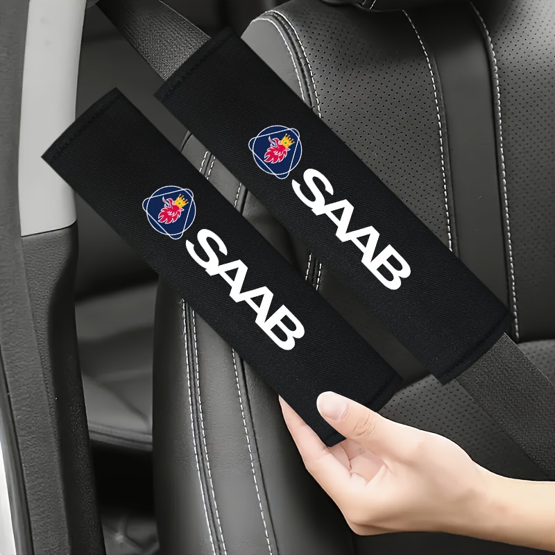 Image of 2pcs Car Seat Belt Shoulder Pads, Thickened Soft And Comfortable Material, Suitable For Land Vehicle For Car Seat Belt Shoulder Pads, Compatible With All Model Years Of For Cars. Fashion Gift