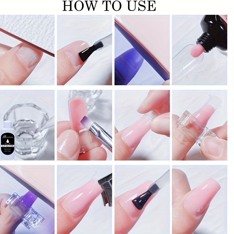 Kolekcija od 12 početničkih kompleta za gel za nadogradnju noktiju, uključujući mini LED lampu, set gelova za kristalne ekstenzije i svestrani početnički set za nail art, idealan za salone za nokte i kućnu upotrebu.