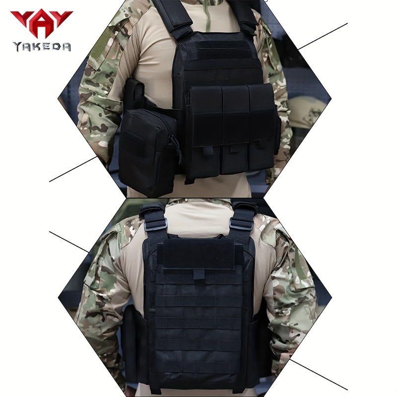 Yakeda Gilet Tattico Protettivo Multifunzionale Molle Cs - Temu Italy