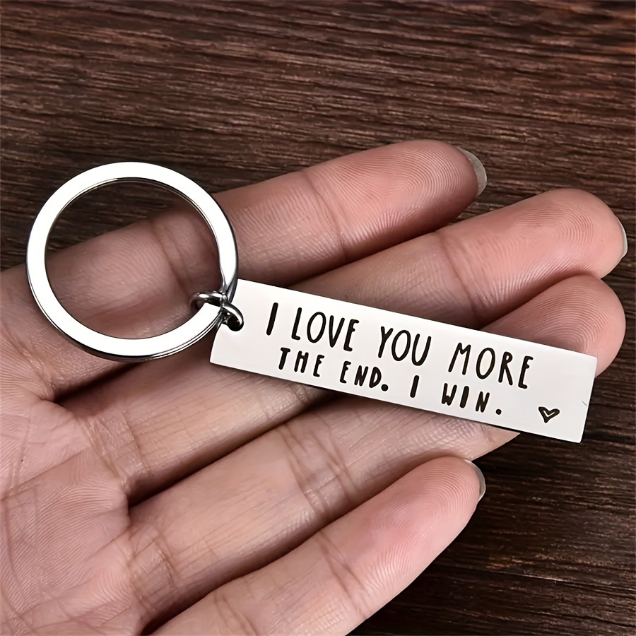 

8 Stainless Steel Keychains, Family Gifts, Gifts For Couples, For Friends, Family, Boyfriends, And Husbands, Valentine's Day Gifts