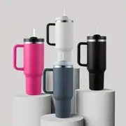 40oz stainless steel vacuum insulated tumbler with lid straw slip resistant bpa mug for hot cold drinks water iced tea coffee smoothies cold for 24 hours hot for 12 hours daily use travel drinkware sleek cylindrical mug durable drinkware travel coffee mug insulated details 0