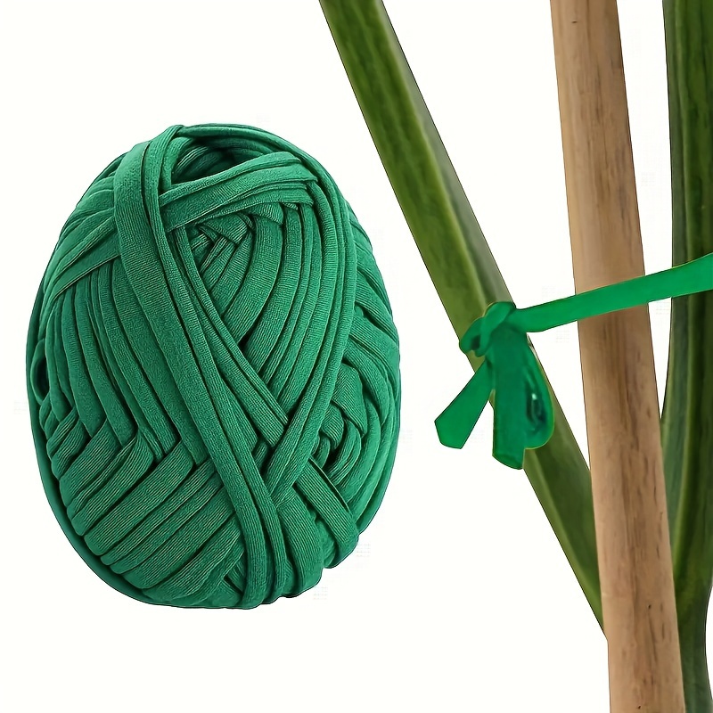 

Green Garden Twine String - 1 Roll Acrylic Plant Climbing Support Ties - Soft Stretchy Binding For Plants - Durable Garden Strapping Accessories - 1181in/3000cm Length