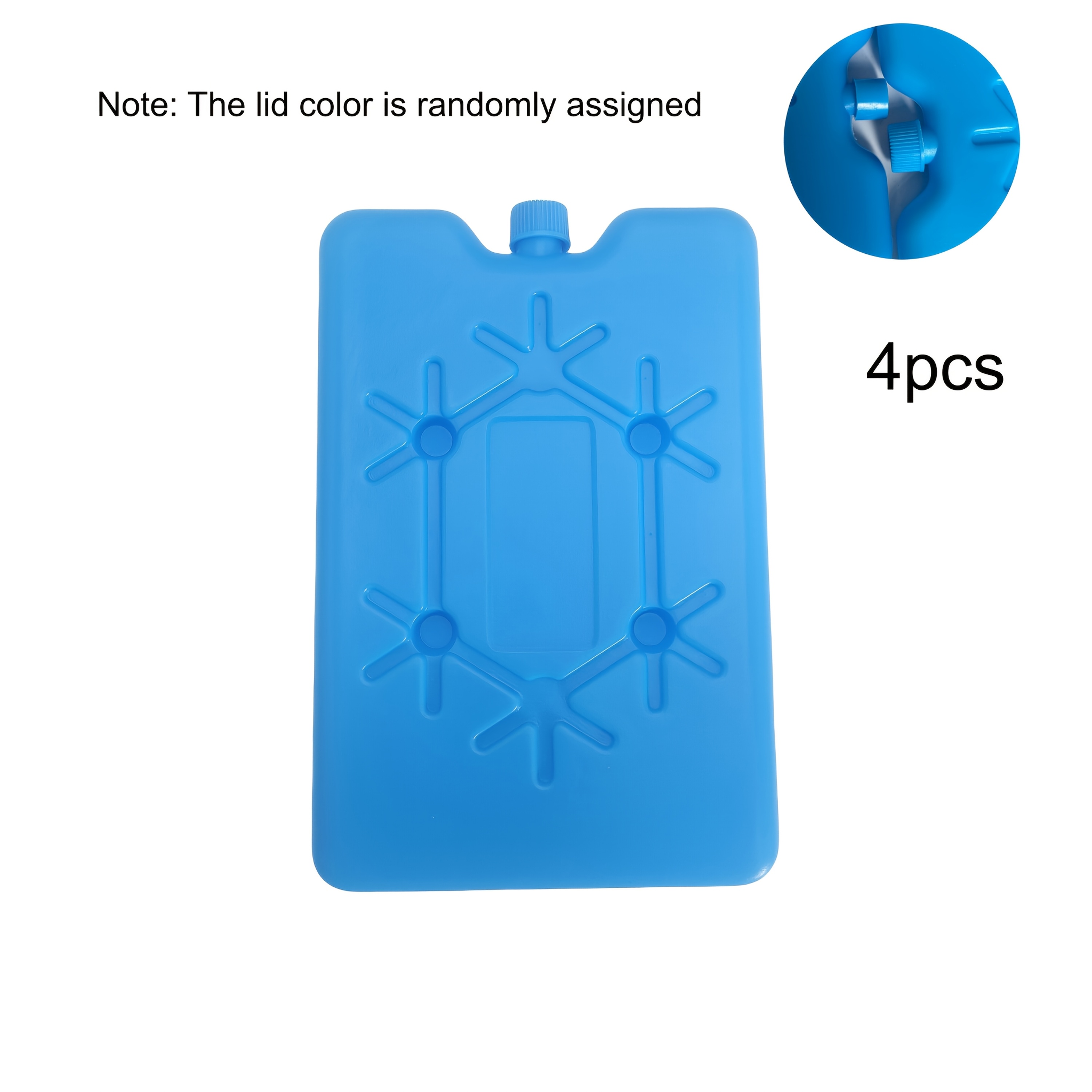 1pc/4pcs Ice Packs For Outdoor Lunch Box - Reusable Ultra-thin Freezer Packs - Long-lasting Cool Packs For Coolers, Keep Food Cold