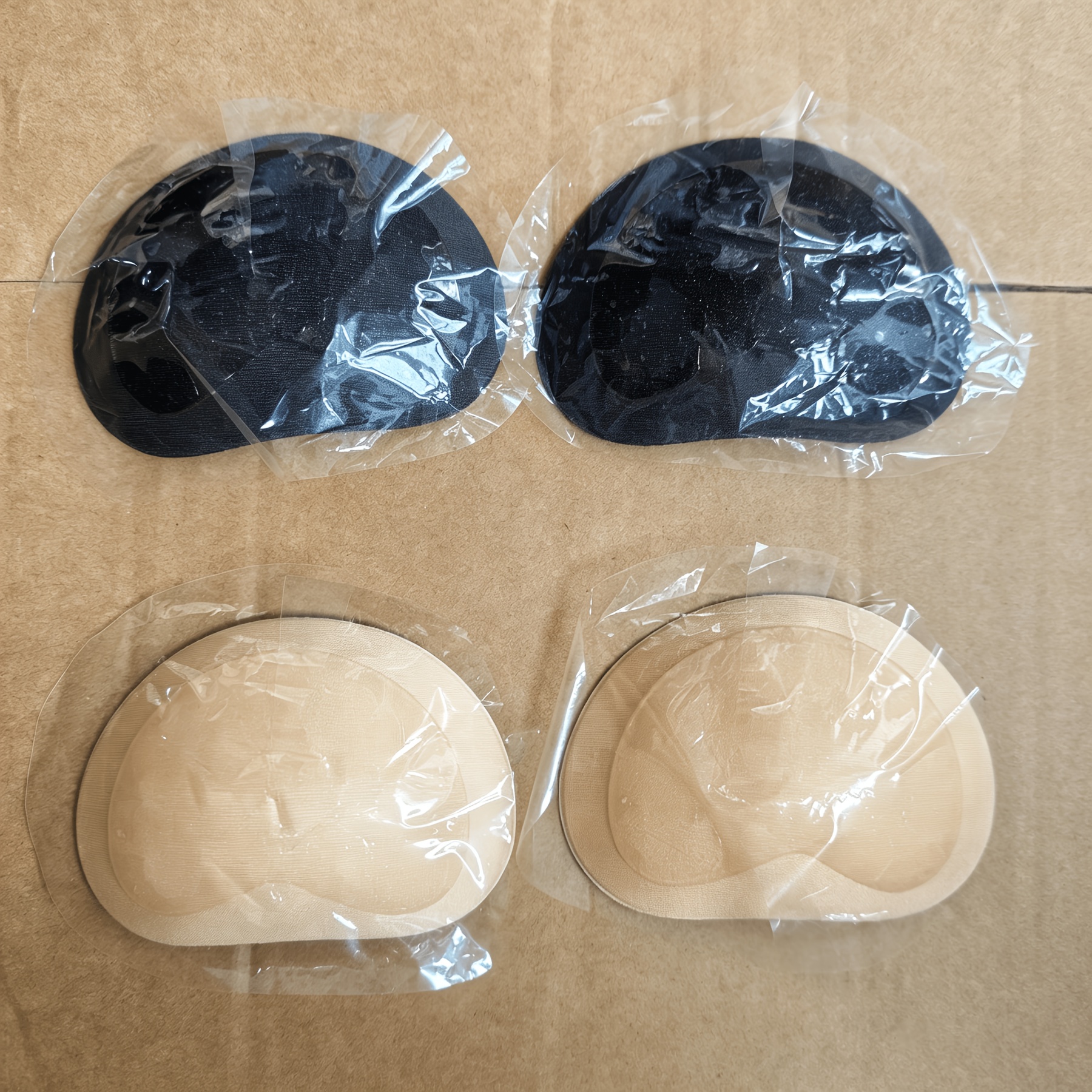 Image of Single-sided Adhesive Triangle Bra Inserts, Seamless Invisible Sticky Breast Pads, Reusable Washable Push Up Breast Enhancer, Anti-convex Pads For Wedding Dresses, Swimwear, Sports Bras, Everyday Wear