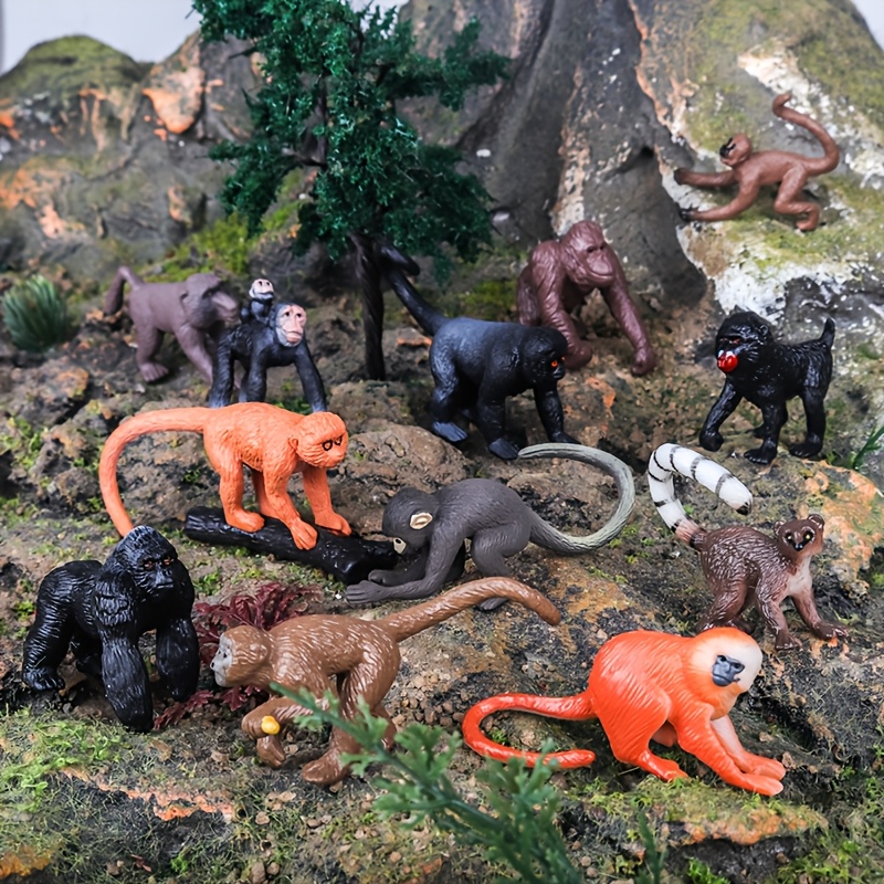 12pcs animal forest oth golden monkey - Temu South Africa