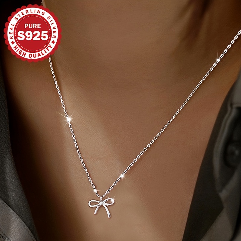 

925 Pure Necklace, Cute And , Ideal Gift For , Daily Jewelry, Christmas, Holiday Gifts