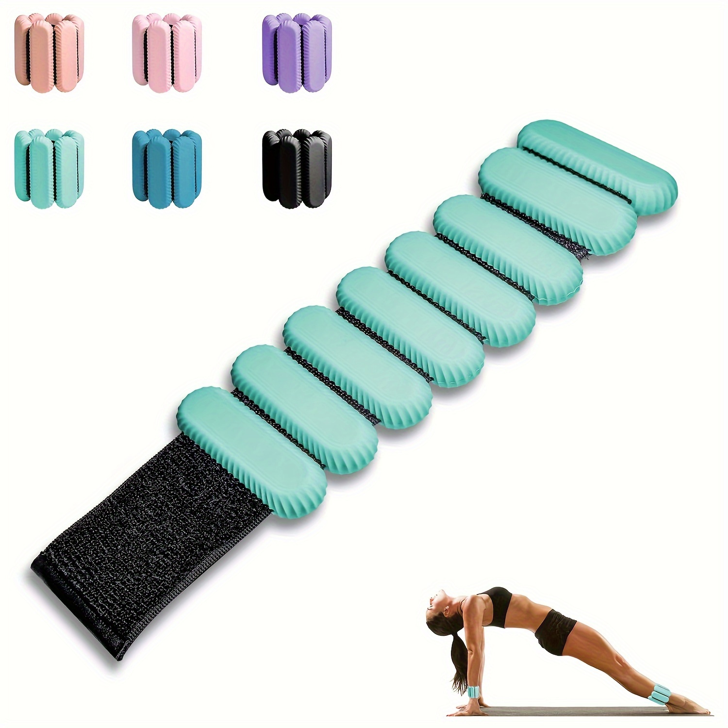 ankle weights women men adjustable wrist weighted tool home Temu