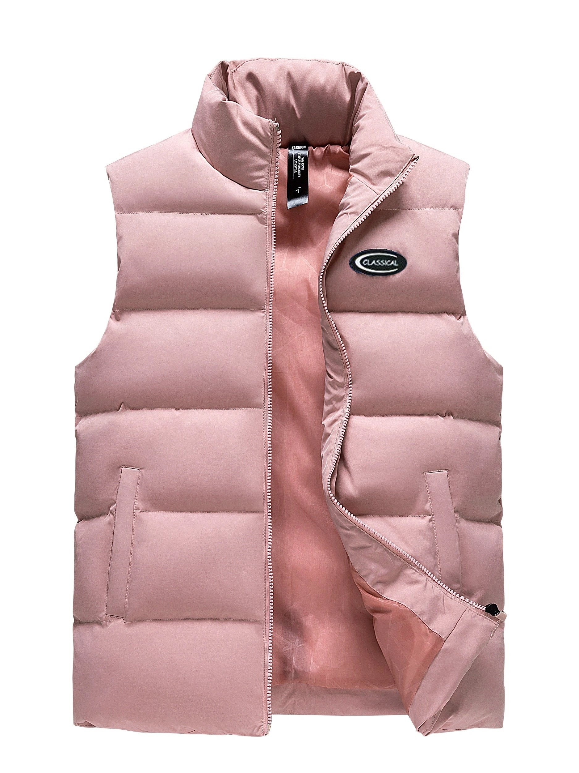 Men's Thermal Vest Sleeveless Jacket Trendy Warm Winter - Temu