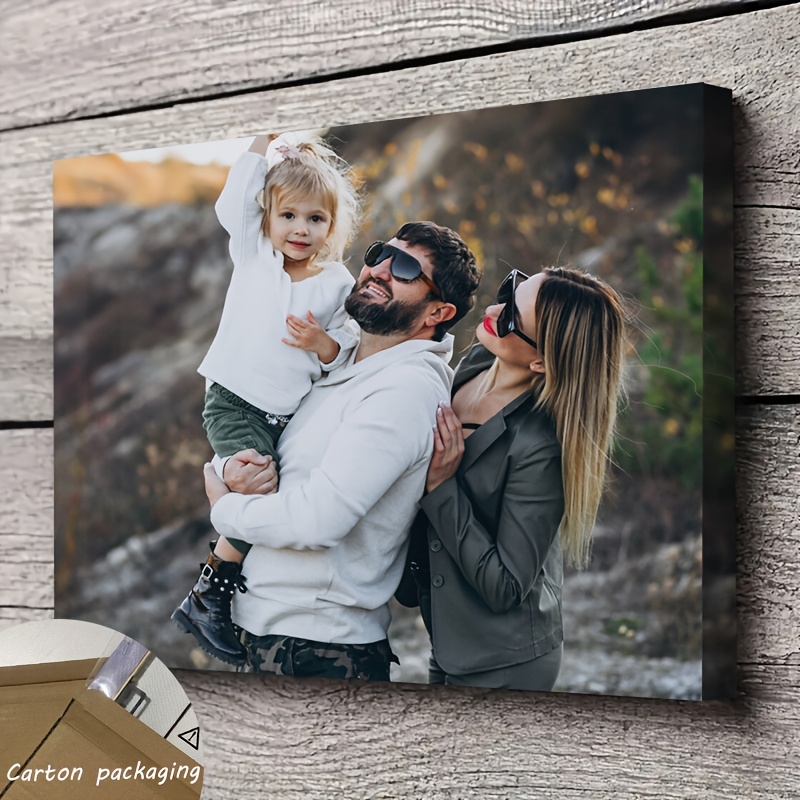 

Customizable Canvas Poster, Personalized For Couples, Friends Gatherings, Family Photos, Holiday Gifts, Customize Your Photos, Leave Your Most , Wall Paintings, Home Decoration, Christmas