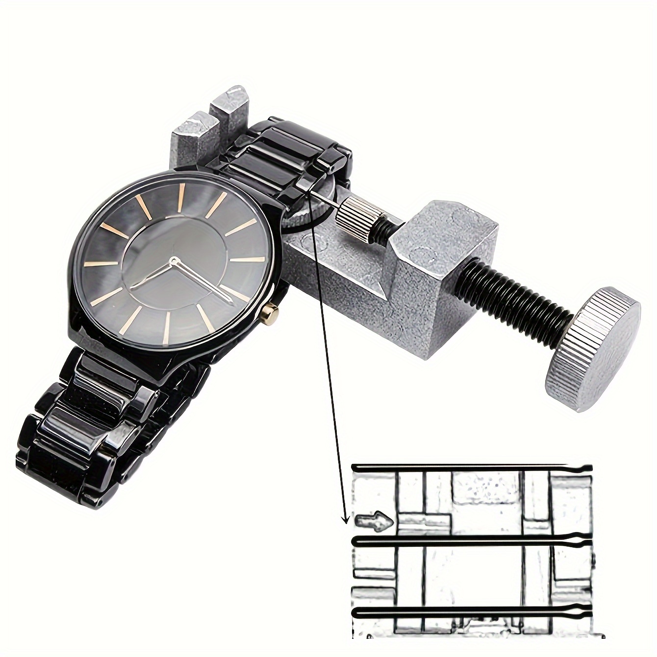 Analog sales watch mechanism