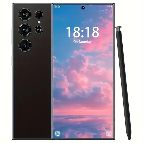 ultra 5g unlocked smartphone 6 8 hd display android 14 12gb 512gb 6800mah battery facial recognition gps flagship holiday birthday gift