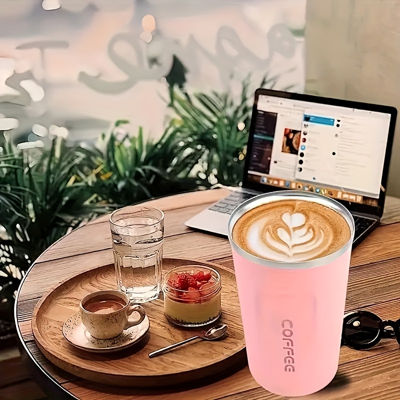 mug à café isolé en acier inoxydable - portable & réutilisable, parfait pour   &   Détails du produit 0