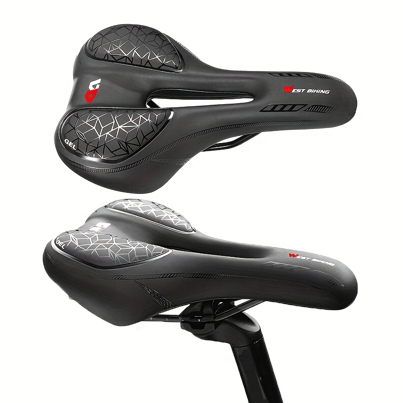 Scelle Velo Confort Vtt Selle Vélo Montegrappa SM Eletta Gel 1150 - Noir, En Gel, Made In Italy Pour VTT, Course, Randonnée Selle Unisexe Noire