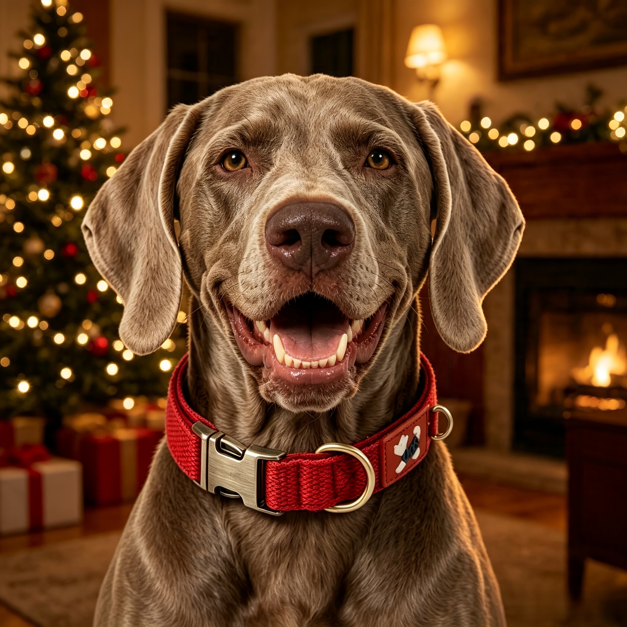 Vintage-Style Dog Collar, Wear-Resistant and Durable