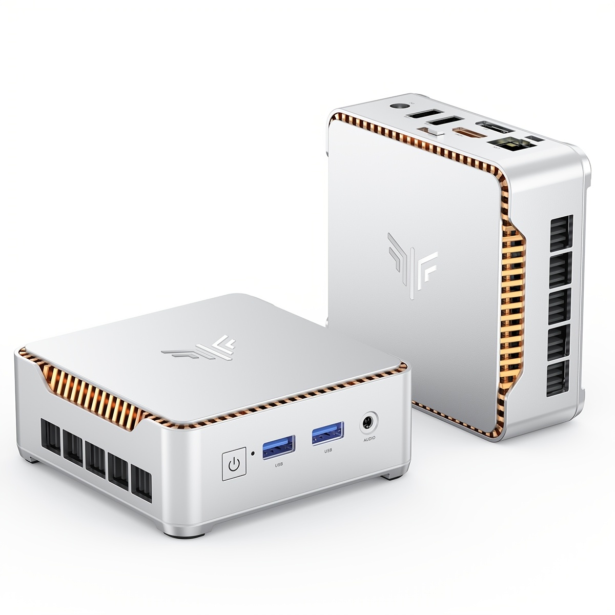 Image of Mini Pc Embedded R2544 (beat R5 3500u/r3 4300u//i3 10110u, Up To 3.7ghz), Mini Computer 8gb Ddr4 256gb Ssd, Samll Desktop Pc Dual 4k, Ethernet, Business, Office, Home