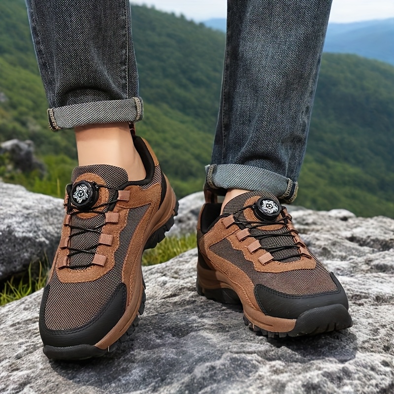 casual wandelschoenen voor heren zwarte en bruine tweedelige