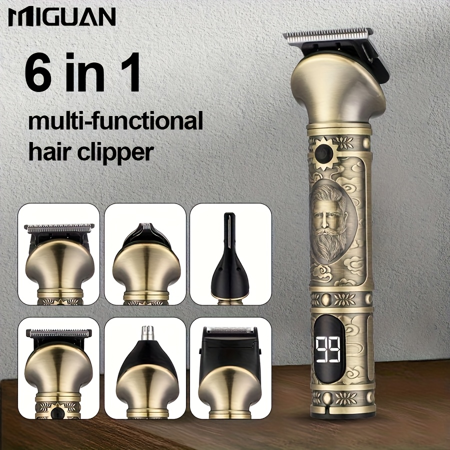   men is grooming kit with lcd display beard trimmer electric shaver hair clipper usb rechargeable   beard trimmer nose trimmer for body facial styling effortless precision grooming   gift for men is beard care set Product details 1