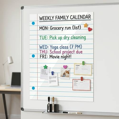 1pc extra large magnetic whiteboard paper 18 0 inches x 24 0 inches opening classroom dry erase paper teacher teaching supplies classroom writing liner