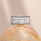1 2pcs funny fight item run enamel pin brooches anime games brooch badges game lover friends gifts jewelry