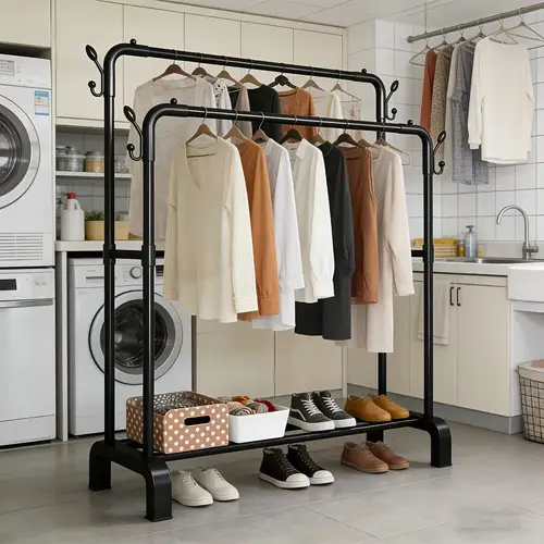 Temu Log Rack clothing racks sold on Temu Canada