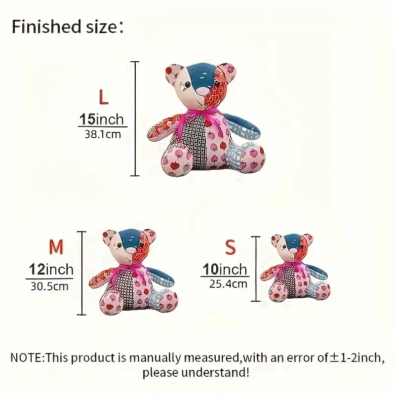 Memory Bear Template Ruler Set Memory Bear Sewing Pattern Temu Memory Bear Template Ruler Set Memory Bear Sewing Pattern Temu