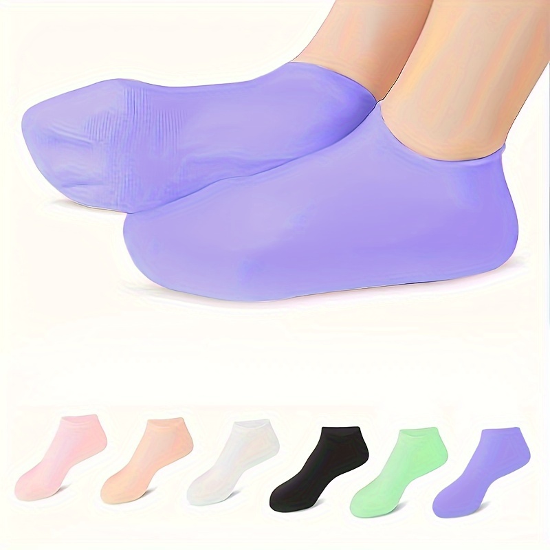 2 Pairs Moisturizing Socks, Gel Socks Soft Moisturizing Gel Socks, Gel Spa  Socks For Repairing And Softening Dry Cracked Feet Skins