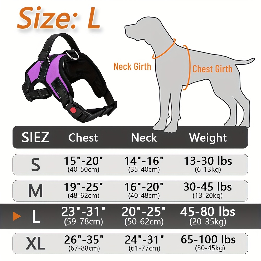 Juxzh dog harness best sale