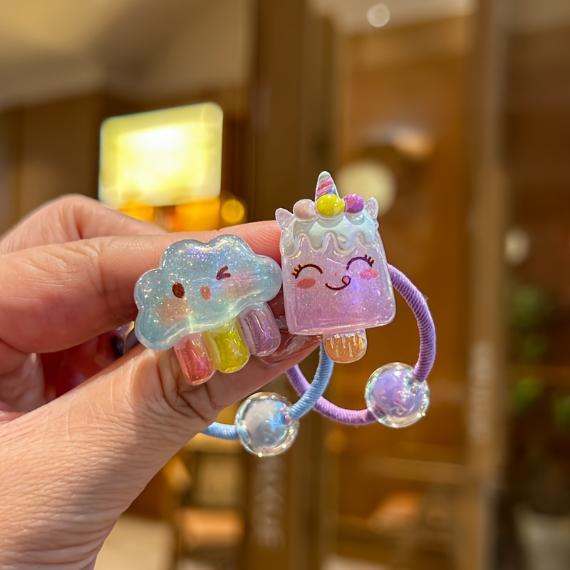 2pcs cute cartoon unicorn hair accessories lovely unicorn - Temu