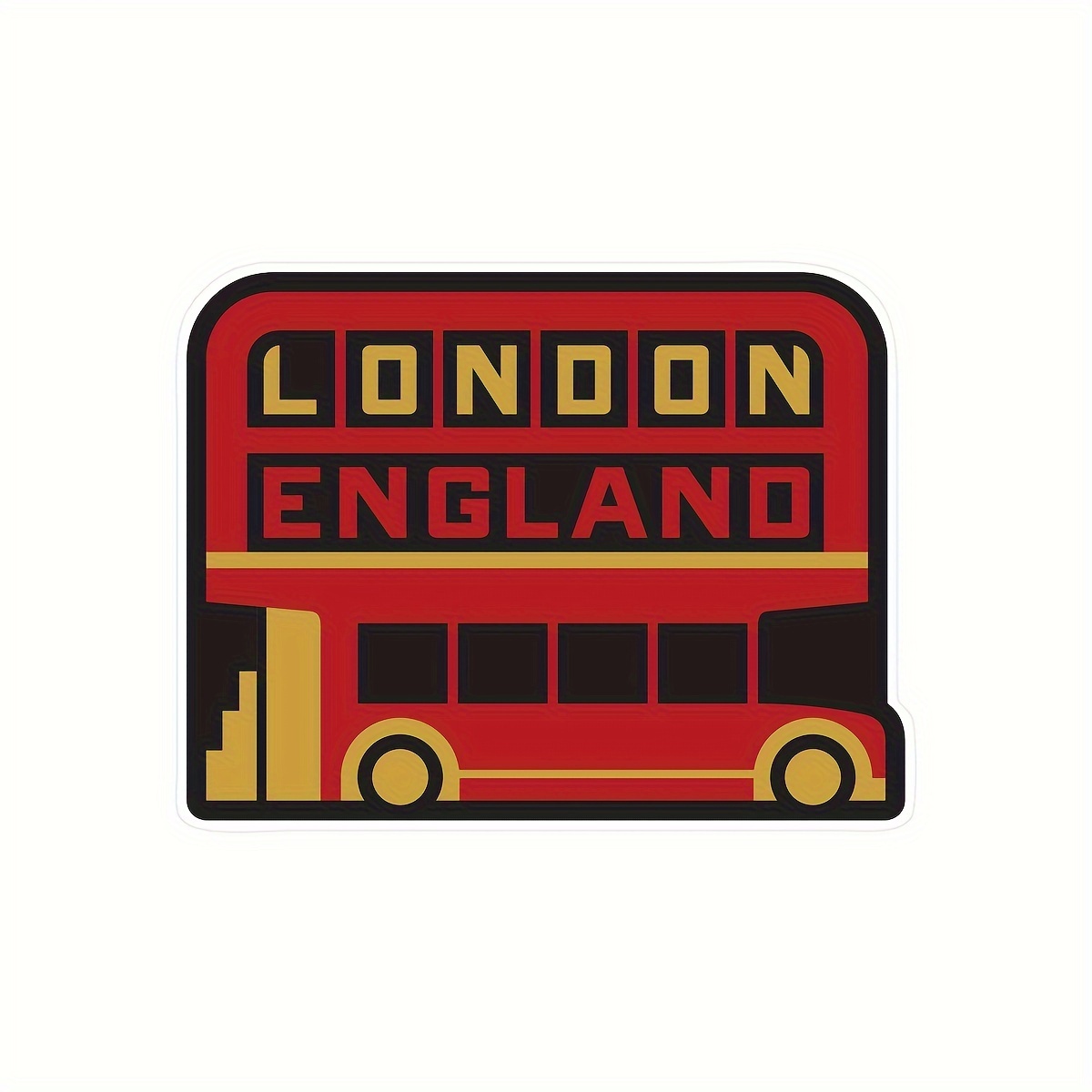 

1pc London Design Sticker - Weather-proof Vinyl England Souvenir Decal