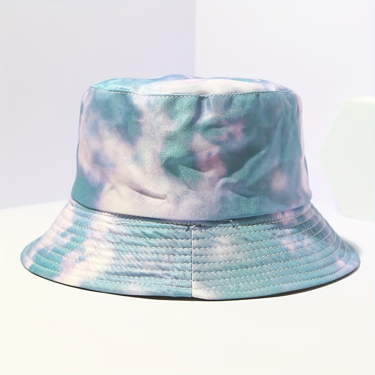 Bucket Hat Tie Dye Reversible Fisherman Summer Beach Sun Hats For Women