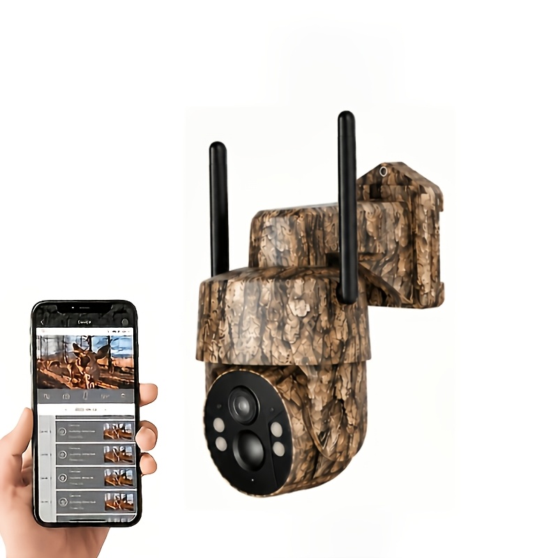 TEMU 3/2/1pc 4g Lte Cellular Solar Security Camera Wireless Outdoor, No Wifi Needed Solar Powered Camera, 360° , 4mp Color Night Vision, Pir Motion