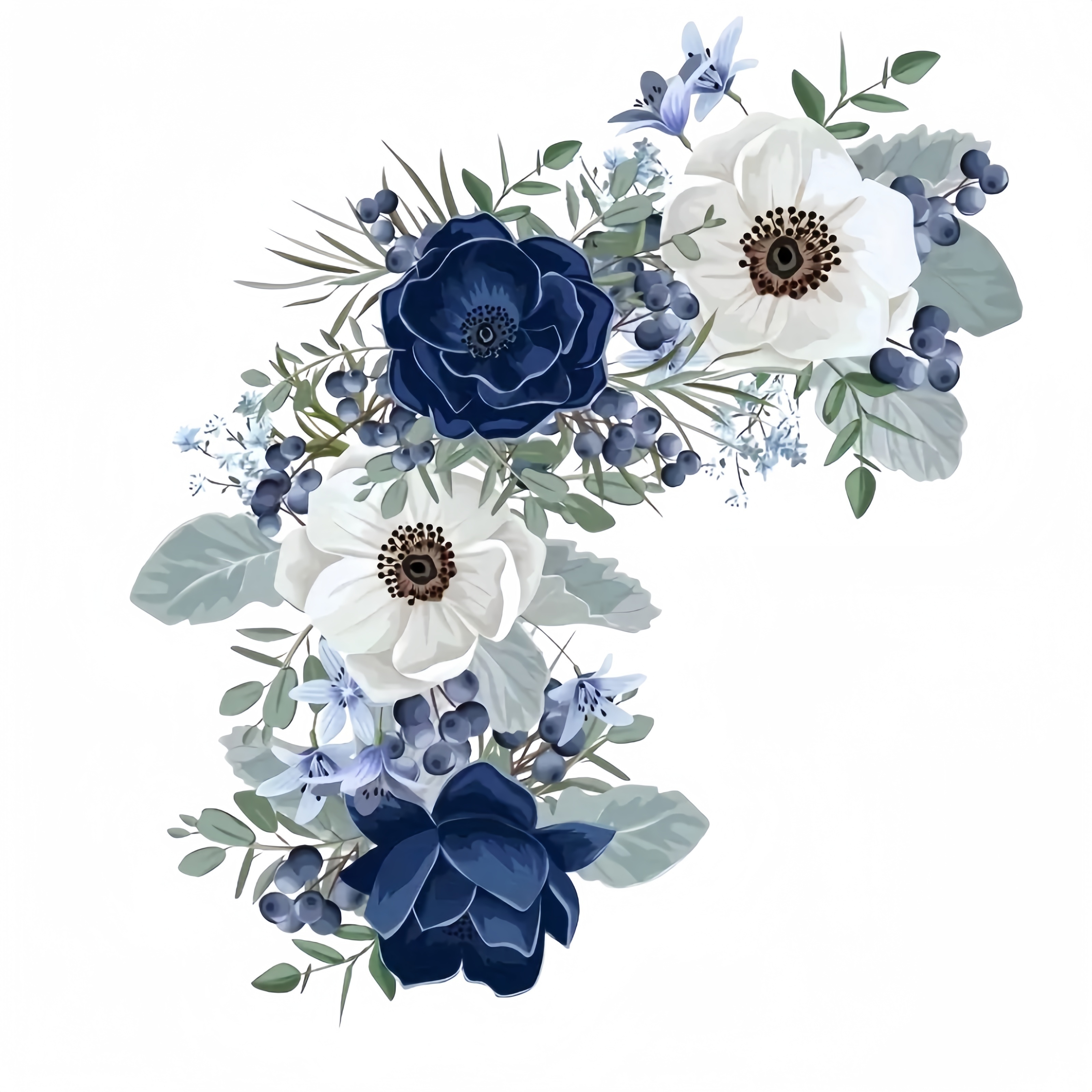 

1pc Elegant Blue And White Flower - Vinyl Sticker - Car Sticker Fun Sticker, Suitable For Cars, Trucks, , Suvs, Windows, Wall Stickers, Laptops, Etc!