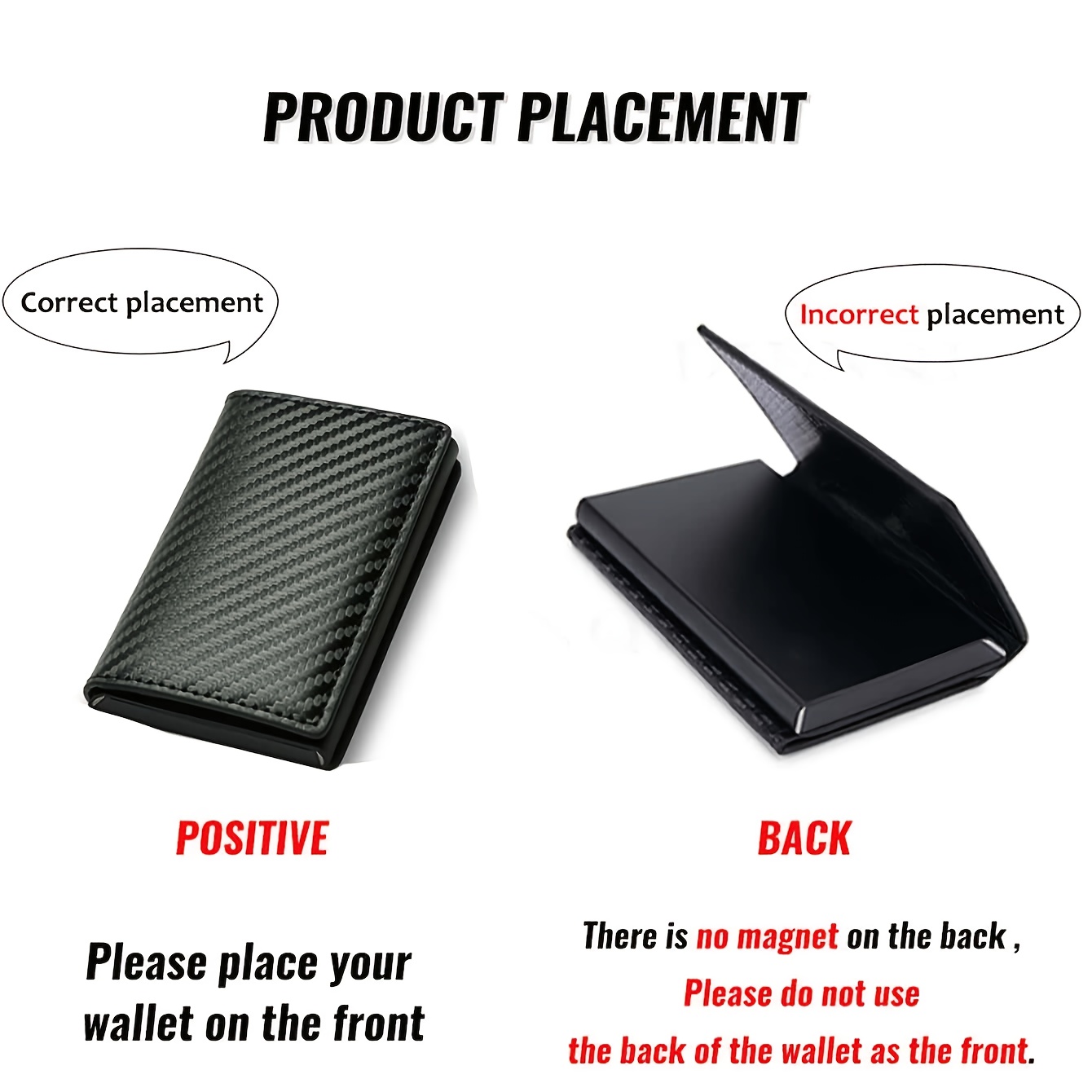 1pc Men's Ultra-Thin RFID Blocking Wallet - Sleek Black Faux Leather Card Holder with Side Push Function, Perfect for ID, Driver?s License & Credit Cards, Ideal Gift for Thanksgiving, Christmas, Valentine?s Day, Everyday Carry Wallet | Sleek Design | Durable Wallet, Card Holder Wallet