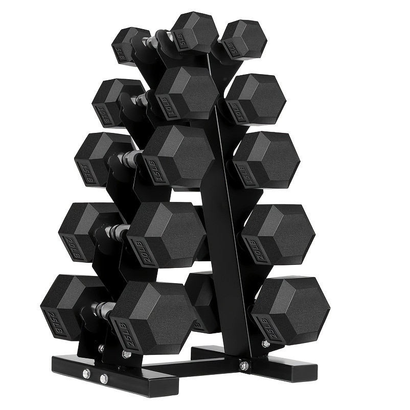 150 Lbs Neoprene Dumbbell Weights with Rack - Portable Weighted Dumbbells Suitable for Home Gym, Full-  Training, Weightlifting for Men &, Compact Fitness Equipment for Apartment,, or Commercial Use