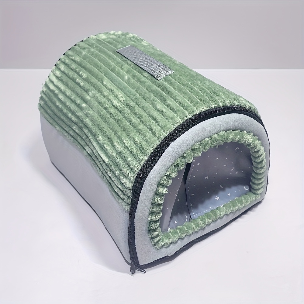 designer plush cat bed with a starry inner lining comfortable and warm Product details 1